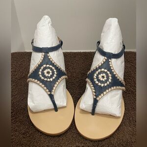 Jack Rogers Midnight Blue Maci Sandals size 7